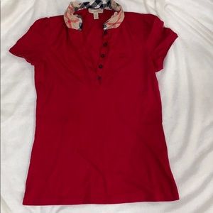 Burberry Ruffle Collared Shirt.